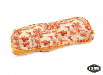 TOSTA PIZZA JAMON Y QUESO 400gr/aprox (8und)
